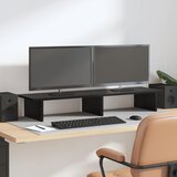  Stalak za Monitor Crni hrast 100 x 27 x 15 cm Konstruirano drvo | shoptok.hr