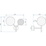 Toolight Zidna svjetiljka App1012-2w | shoptok.hr
