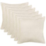  Presvlaka za jastuk 6 pcs HOUTEN Krem 30 x 30 cm Boucl&amp;eacute; Slike