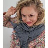 Pri Scarf Thick scarf tassels single color warm soft 200x70 cm | Shoptok.si