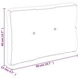  Jastuk za palete višebojni 50 x 40 x 12 cm od tkanine | shoptok.hr