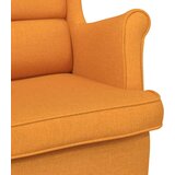  Fotelja tamnožuta 74x84x100 cm tkanina | Shoptok.si