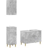  Set za kupaonicu od 3 dijela DELFT Betonska siva | shoptok.hr