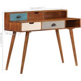  Pisaći stol od masivnog bagremovog drva 110 x 50 x 90 cm | shoptok.hr