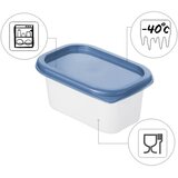 Rotho Set posod za shranjevanje Domino 0,2l / 4 kos / modra / pvc, (5000204131) | Shoptok.si