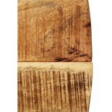  Blagovaonski stol od masivnog grubo obrađenog drva manga i čelika 120 x 77 cm | shoptok.hr