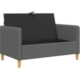 SOFA s pohranom Tamnosiva 122 x 78 x 87 cm Poliester | shoptok.hr