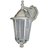 spoljna zidna lampa fenjer 1XE27 BL300DN prljavo bela