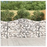  Obokana gabionska košara 3kos 200x50x100/120cm pocinkano železo | Shoptok.si