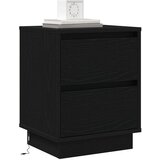  Noćni ormar s ladicama 2 pcs Crni hrast 39 x 34,5 x 50 cm | shoptok.hr
