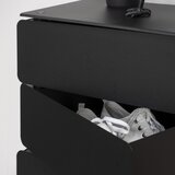 Spinder Design Črna kovinska komoda 37x98,5 cm Joey – | Shoptok.si