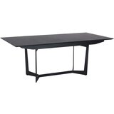 Furnhouse Raztegljiva jedilna miza iz črnega hrasta 200x100 cm Tokio, (21141057) | Shoptok.si
