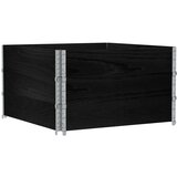  Vrtna sadilica crna 100x100 cm od masivne borovine | Eponuda.ba