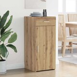 vidaXL Kreveta Crni hrast 42.5 x 40 x 93 cm Konstruirano drvo Cijene