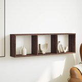  Zidni ormarić boja smeđeg hrasta 100x16x30 cm konstruirano drvo | shoptok.hr