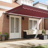 Tenda na ručno uvlačenje bordo 500 x 300 cm | shoptok.hr