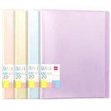 Fascikla DELI DISPLAY - CLEAR BOOK PASTEL BALI 40 LISTA EB034 Cene