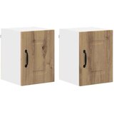 vidaXL Stenska kuhinjska omarica 2 pcs Umetni hrast 30 x 31 x 40 cm | Shoptok.si
