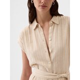 GAP Linen Shirt Midi Dress - Women's | Shoptok.si