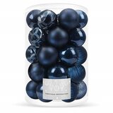  Set Božićnih Kuglica za Ukrasiti Božićno Drvo, 8 cm, 30 komada | shoptok.hr