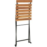  7-dijelni sklopivi bistro set masivno bagremovo drvo i čelik | shoptok.hr