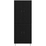  Highboard Crni hrast 69,5 x 34 x 180 cm Konstruirano drvo | shoptok.hr