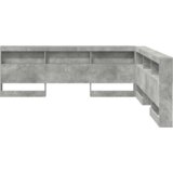  Skladišno uzglavlje Beton siva 200 cm Konstruirano drvo | shoptok.hr