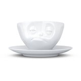 58products Bela porcelanasta skodelica s krožnikom Cene