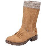 Rieker Škornji karamel / kostanj rjava / pikčasto rjava | Shoptok.si
