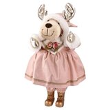 Festa Bub Bun, novogodišnja dekoracija, irvas roze-bež, 55cm | ePonuda.com