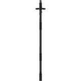vidaXL Vrtna vrata Crna 105 x 125 cm Čelik s praškastim premazom | shoptok.hr