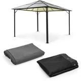 Blumfeldt Pantheon Solid Sky Ambient Solar, paviljon, 3 × 4 m, solarna razsvetljava