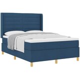  Krevet s opruga kutije s madracem Plava 160 x 200 cm tkanina | shoptok.hr