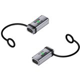 INF 2-Pack 240W USB-C ženski na ženski adapter, 120Gbps, podpira 16K@60Hz Silver, (5000291477) | Shoptok.si