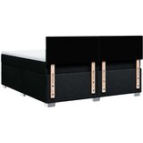 vidaXL Krevet s oprugama i madracem crni 180x200 cm od tkanine | shoptok.hr