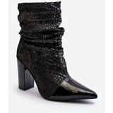 Kesi Black Casima heel shoes Cene'.'