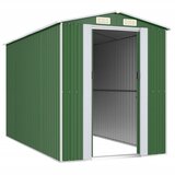  Vrtno spremište zeleno 192 x 357 x 223 cm od pocinčanog čelika | shoptok.hr