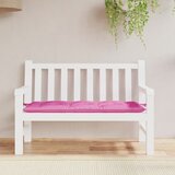  Jastuk za vrtnu klupu ružičasti 120 x 50 x 7 cm od tkanine | shoptok.hr