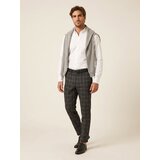 Sinsay Slim-fit chino hlače u kockicu s udjelom viskoze | shoptok.hr