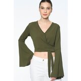 Dewberry Z6226 WOMEN'S BLOUSE-STRAIGHT KHAKI | Shoptok.si