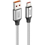 Superior USB data kabal SU-K100, Pleteni , Fast, 120W, 6A, Type C, 1m, Srebrni | Eponuda.com