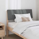  Tapecirani uzglavlje Tamno siva 90 cm Čvrsto borovo drvo | shoptok.hr