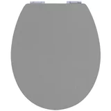 Poseidon WC deska Kolorit (MDF, počasno spuščanje, antracit barve)