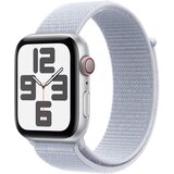 Apple watch se gps + cellular 44mm silver aluminium case with blue cloud sport loop" Cijene