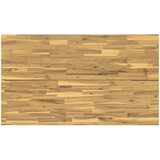  140 x 70 x 75 cm Čvrsto drvo akacije Prirodna i kava Pravokutni | shoptok.hr
