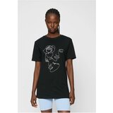 Mister Tee Women's black T-shirt One Line Rose | shoptok.hr
