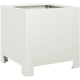  Vrtne sadilice 2 kom bijele 30x30x30 cm čelične | Eponuda.ba