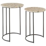 Premier Housewares Okrogle stranske mizice v kompletu 2 ks ø 38 cm Halle – | Shoptok.si