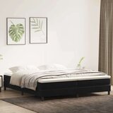 vidaXL Box Spring krevet bez madracem crni 200x220 cm samt | shoptok.hr