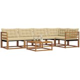  Set vanjskih sofa 6 kom. Prirodna i bež | shoptok.hr